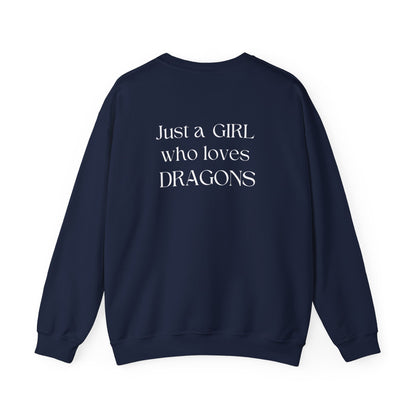 Book Lover Sweatshirt - Just A Girl Who Loves Reading