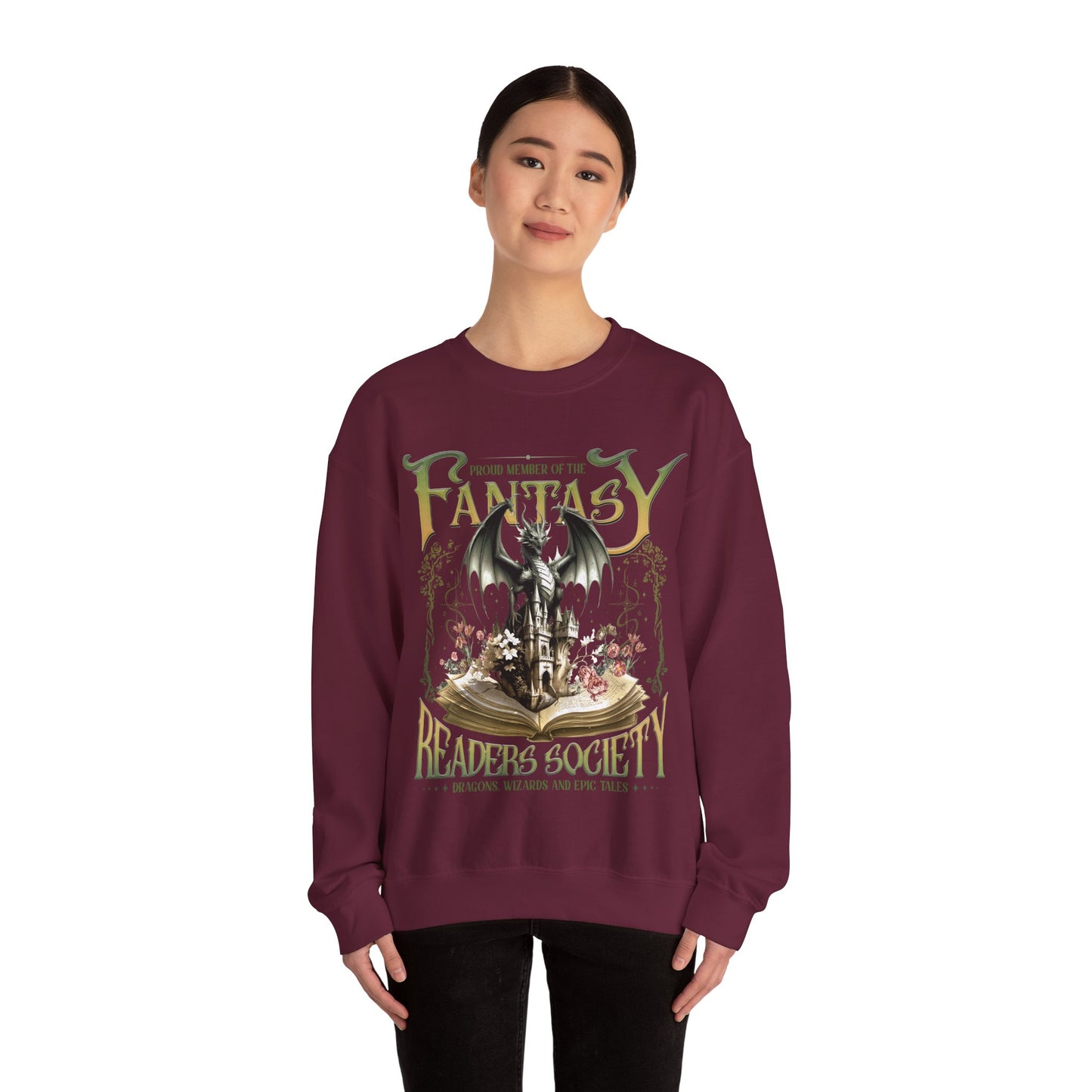 Fantasy Lovers Gift - Fantasy Readers Society Sweatshirt