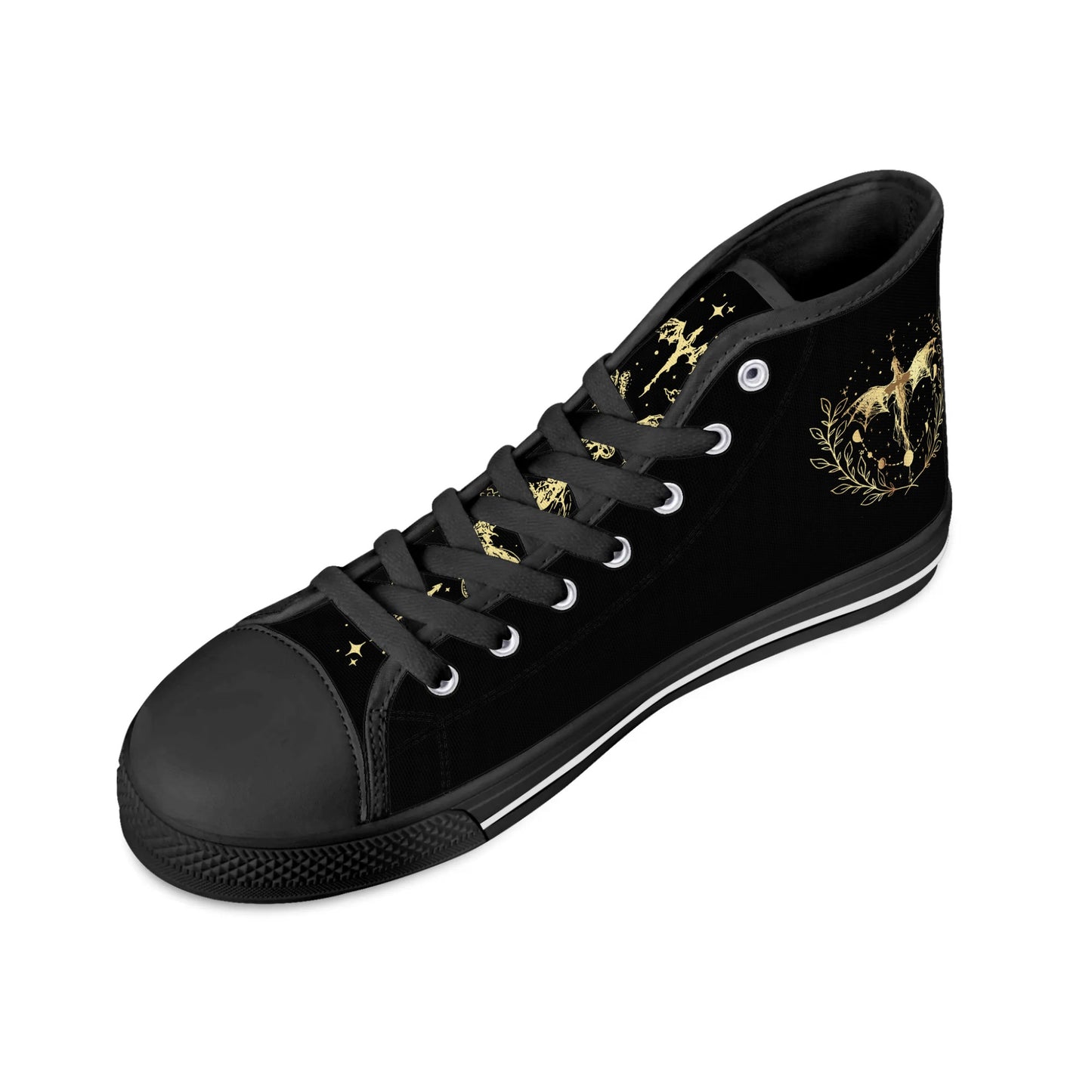 Dragon Rider War College High Top Canvas Shoes Gift For Fantasy Book Lovers