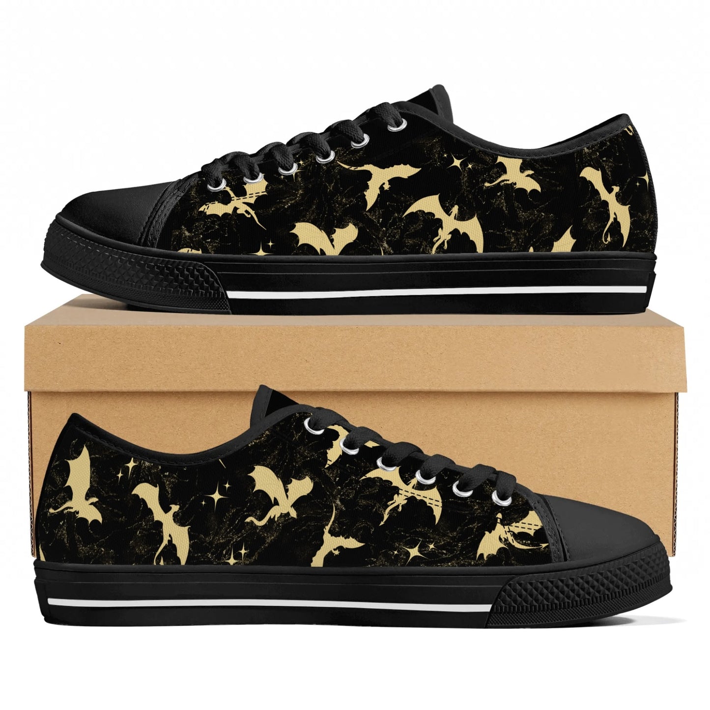 Fantasy Book Lover Shoes Dragon Rider Sneakers