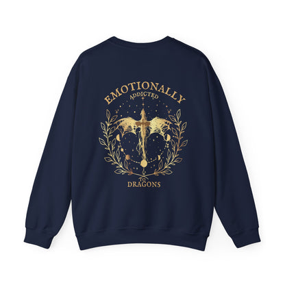 Fantasy Lover Sweatshirt - Emotionally Attached To Dragons